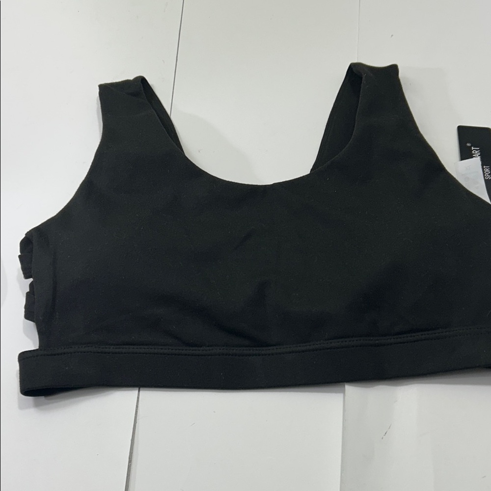 Chic Black Workout Bra